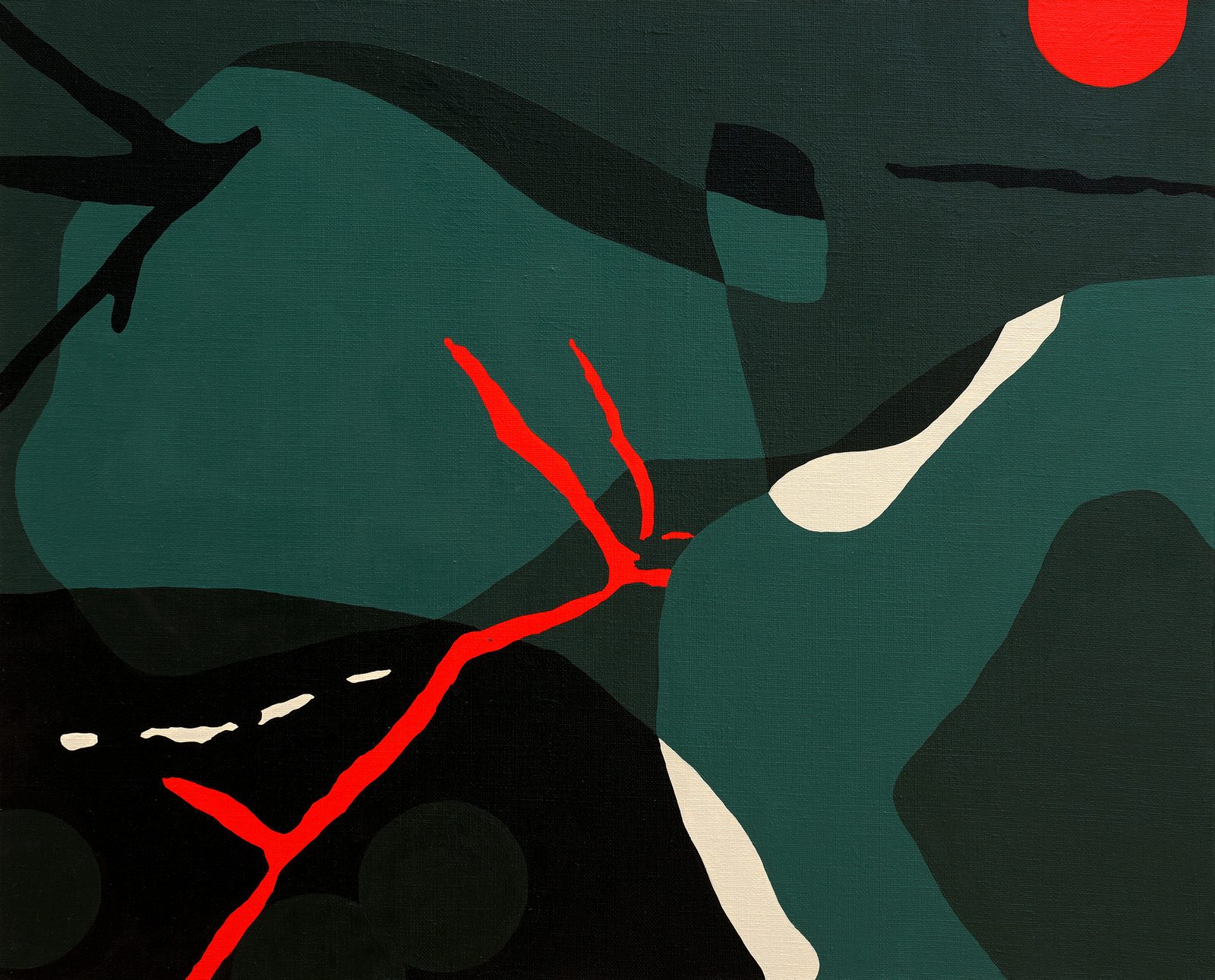From Emotion, Oil, Acrylic on canvas, 530 × 651mm, 2023