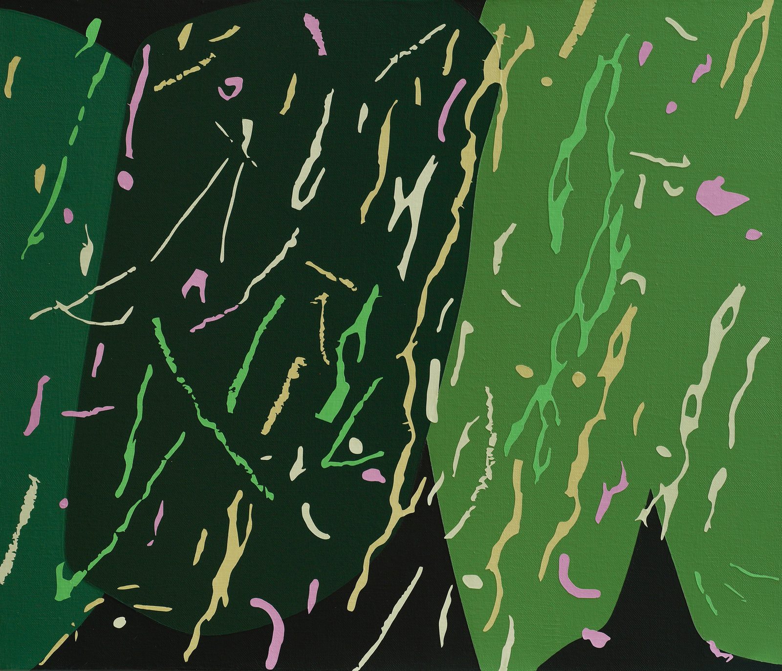From Emotion, Acrylic on canvas, 455 × 530mm, 2024