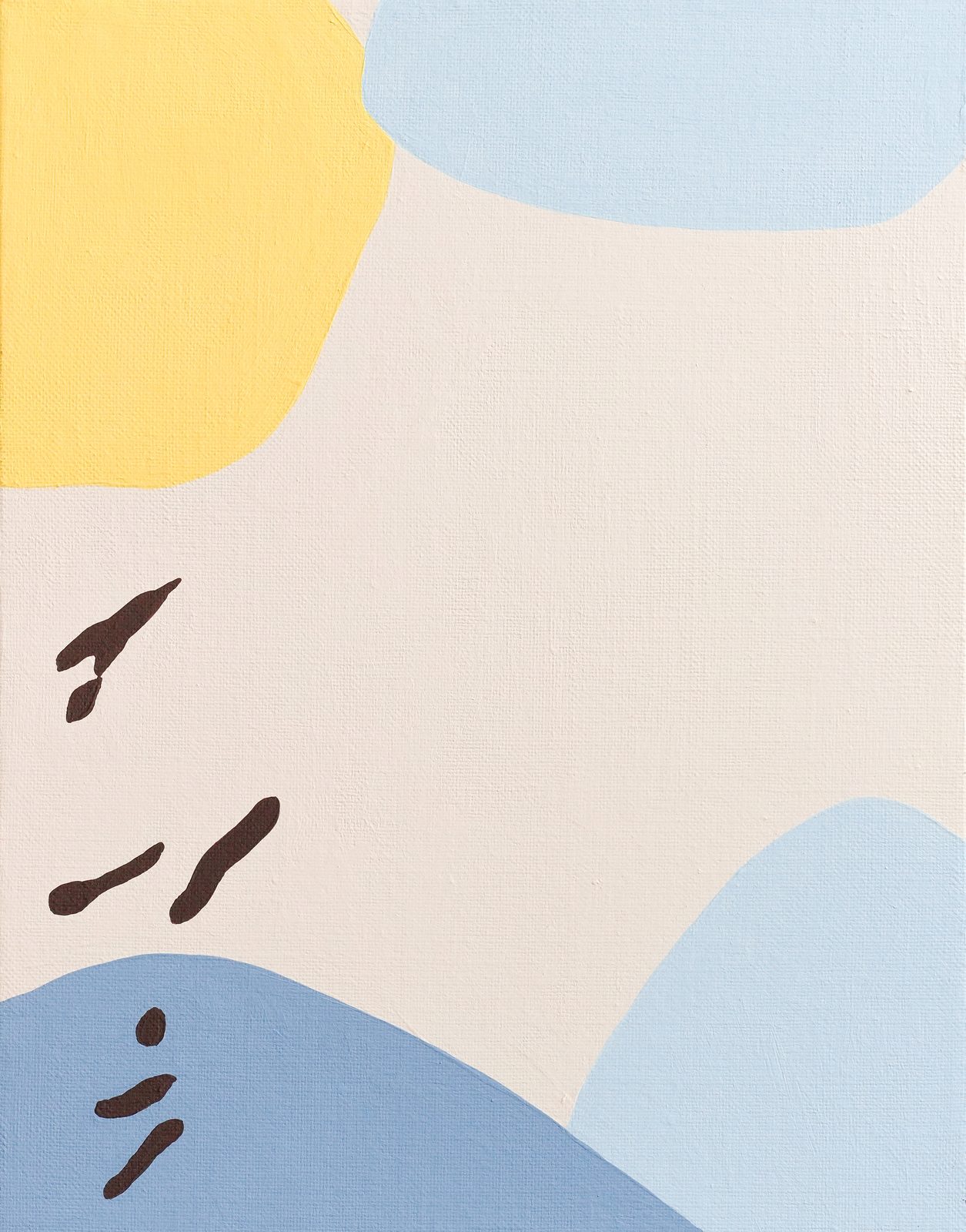 From Emotion, Acrylic on canvas, 348 × 273mm, 2024