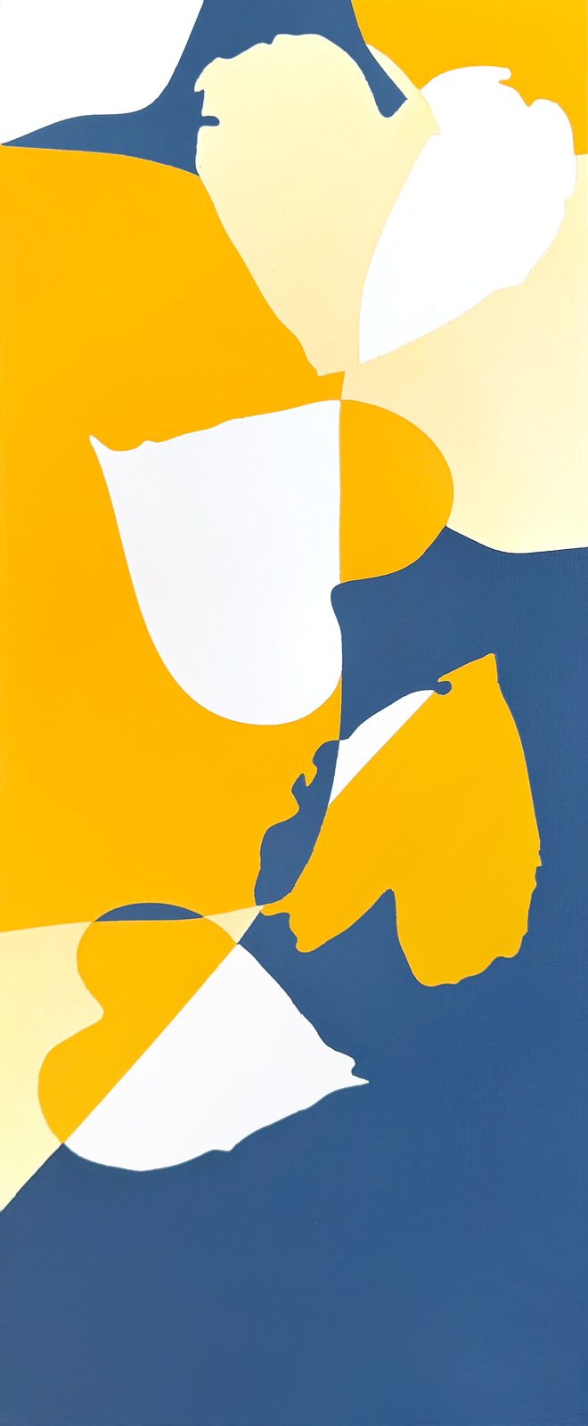 From klover, Acrylic on canvas, 727 × 300mm, 2025