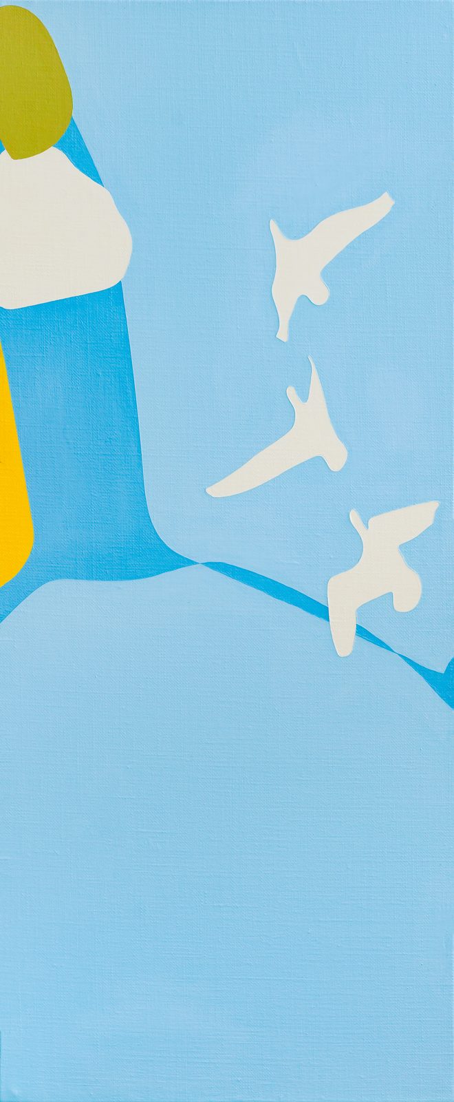 From Emotion, Acrylic on canvas, 727 × 300mm, 2025