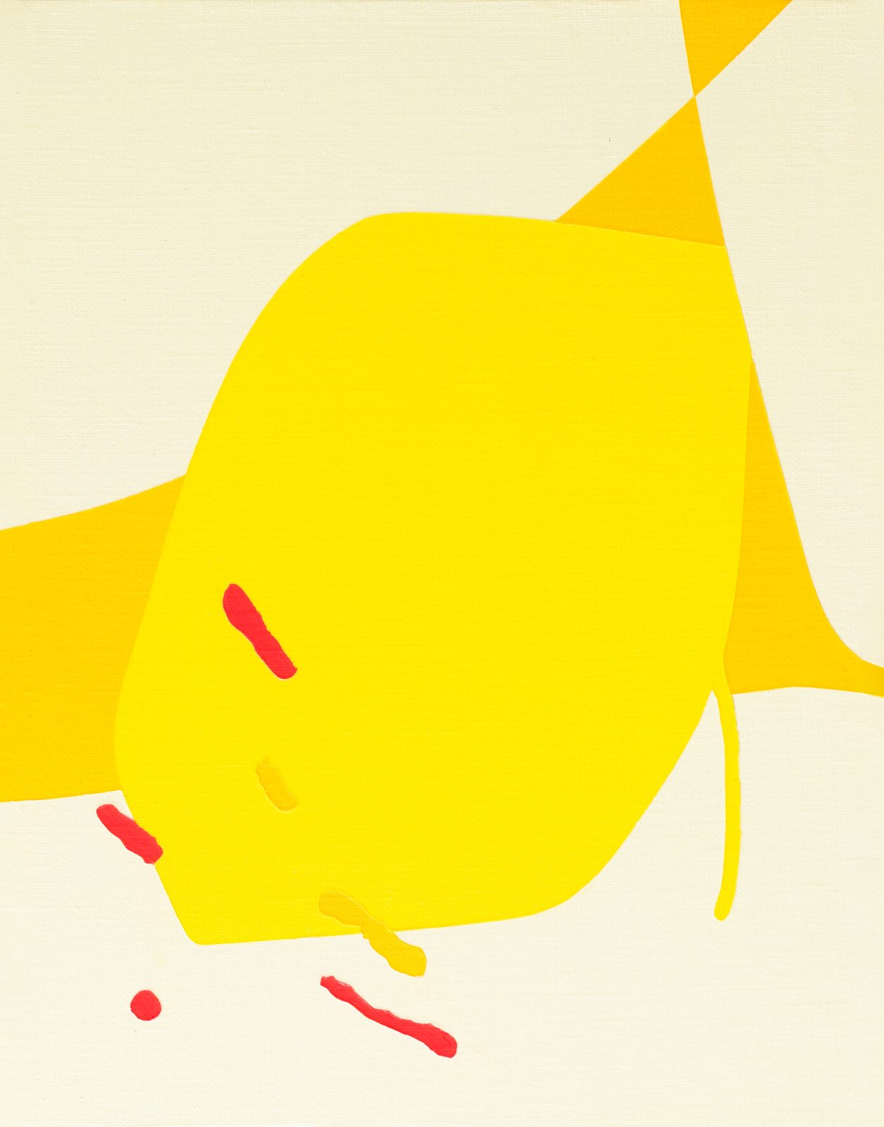 From and, acrylic on canvas, 348 × 273mm, 2025