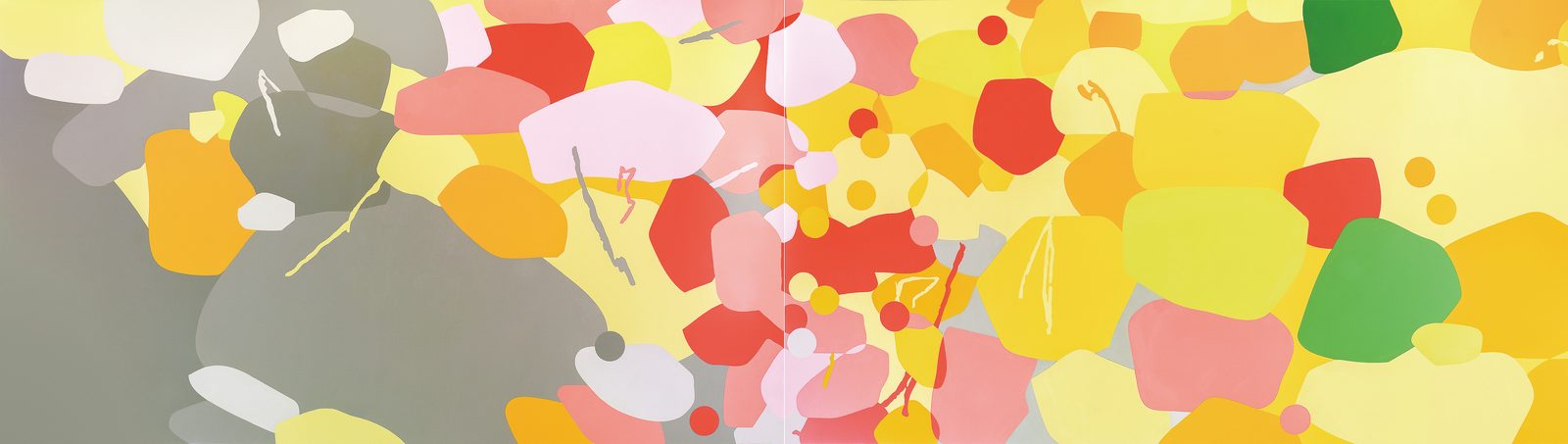 From Emotion, Acrylic on canvas, 1303 × 4600mm, 2025