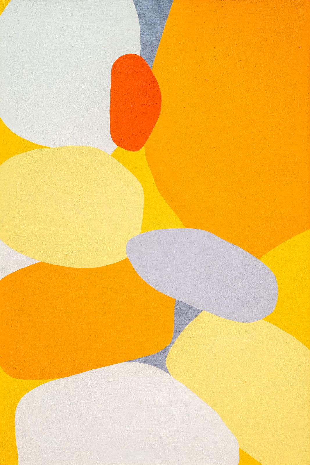 From Emotion, Acrylic and jeju basalt powder on canvas, 909 × 606mm, 2026