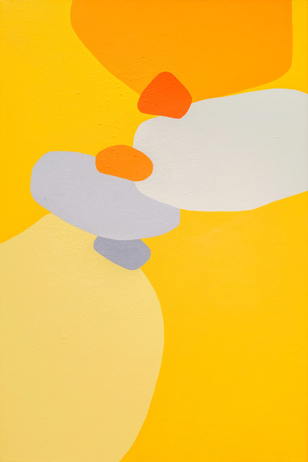 From Emotion, Acrylic and jeju basalt powder on canvas, 909 × 606mm, 2026