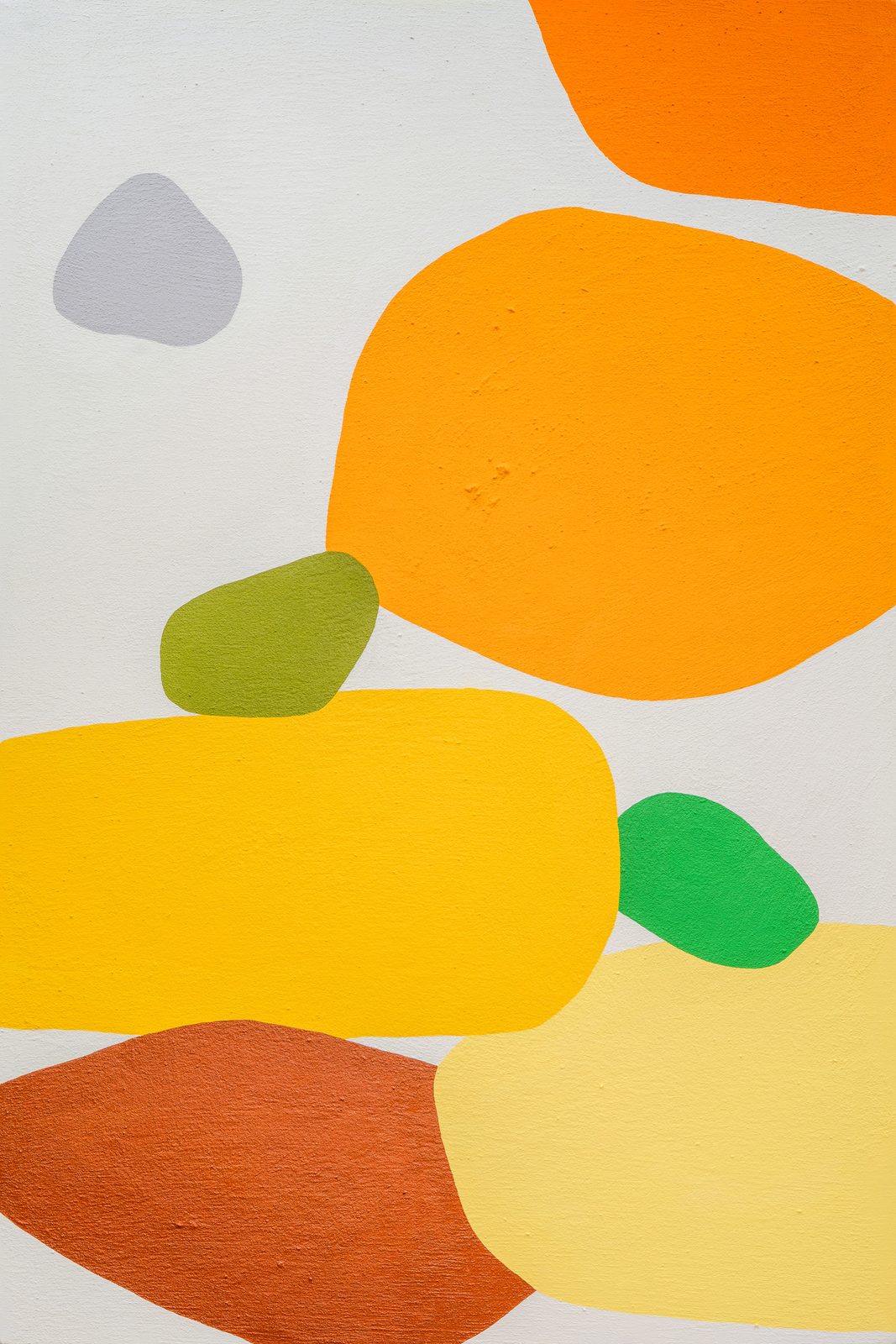 From Emotion, Acrylic and jeju basalt powder on canvas, 909 × 606mm, 2026