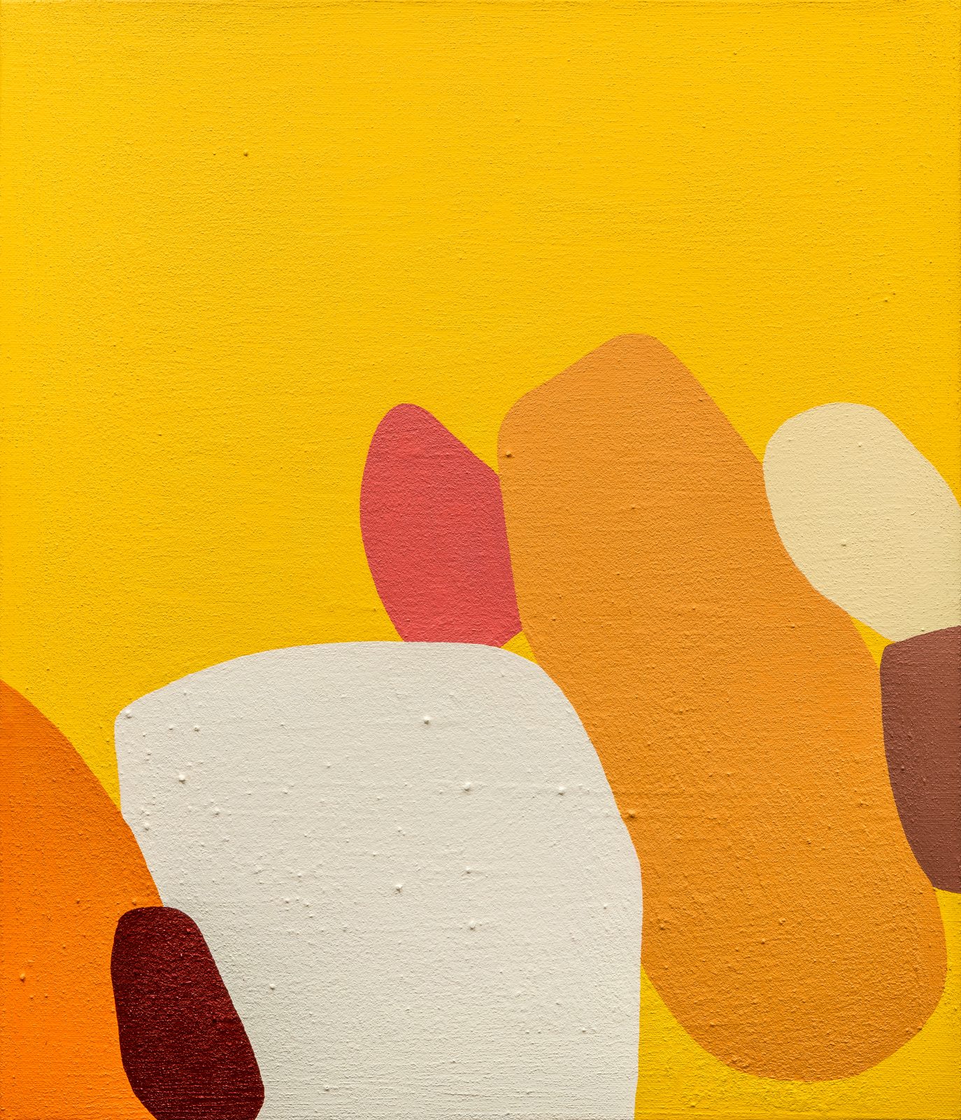 From Emotion, Acrylic and jeju basalt powder on canvas, 530 × 455mm, 2026